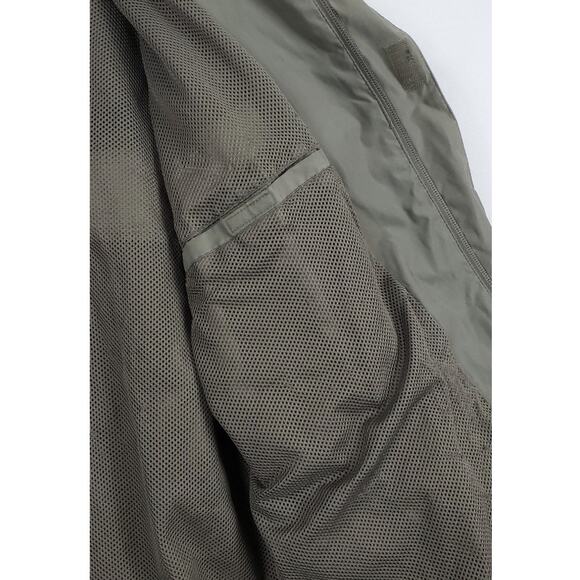 Vintage IZOD Lightweight Full Zip Golf Jacket Greenish/Grey Men Sz L PRE-OWNED - Picture 6 of 13